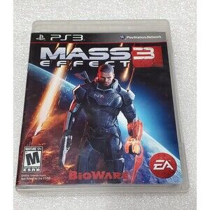 Electronic Arts Mass Effect 3 Sony PlayStation 3  PS3 Game Rated M  No Manual